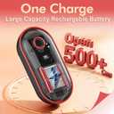 Handsfree Smart Touch Rechargeable Electric Can Opener Easy Flex Side Cut All Can Sizes with LED Display and Smooth Edge Safety for Arthritis & Seniors, Auto Kitchen Gadget (Black)