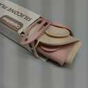 2Pack Silicone Placemats for Baby&Kid, Stain-Proof Non-Slip Baby Place Mat for Restaurant Highchair& Home Dining, Baby-led Food mats for Travel, Portable Toddler Table mat-Waterproof&Dishwasher Safe (Pink&beige)