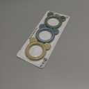 3 Pack BabyTeething Toys, Teethers for Babies 3-6 6-12 Months, BPA Free Teething Relief Easy to Hold, Silicone Teether Toys for Baby Essentials (Yellow)