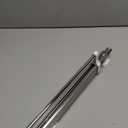 Pull Out Clothes Hanger Rod Adjustable Wardrobe Clothing Rail Hanger Rack Bar for Pants Clothes Stainless Steel (397mm/15.6inch) (White)