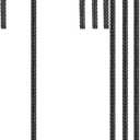 Rebar-Stakes-12-Inch, Ground Stakes Heavy Duty J-Hook Black Coated Anti-Rust Heavy Duty Ground Anchors for Garden Dog Fence Chicken Coop Christmas Decorations Deer Fence 4pcs