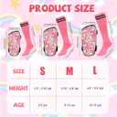 Soccer Shin Guards and Socks Set for Boys Girls for Age 3 to 14 Years Pink Unicorn Shin Kick Pads Socks Protective Defender Gear for Kids Youth Footballs Muay Thai MMA Kickboxing Sparring
