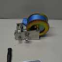 OPENROAD Boat Winch 3500lbs Hand Winch, with 32ft Blue Strap and 2 Speed switchable, for Boat Trailer Towing Winch