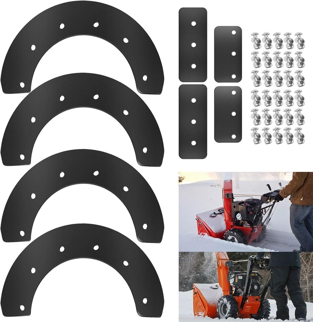 302565MA, 302565, 335992 Snow Thrower Paddle Set Compatible with 20, 21 or 22" Craftsman, Noma,Murray Snow Thrower 302565ma,1687312SM, with 90 Pieces Hardware  8 Pack
