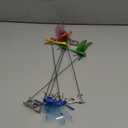 Colorful Dragonfly Clip Set, 5 Fake Dragon Flies, 4 Multicolor Dragonfly Clips, Decorative Dragon Fly Clip for Garden and Outdoor use