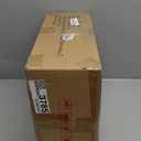 SUOERNUO Shoe Rack Organizer 6 Tier for Closet Entryway Free Standing Metal Storage Shoe Shelf with MDF Top Board，White+Oak