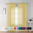 Yellow Curtains 40x84