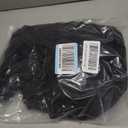 Women's Strapless Tube Top Bubble Mini Dress Ruched Bow Back Dresses Party Cocktail (Black, X-Large)