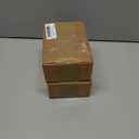 2 x Napco Imports Decorative Home or Garden 4.75 x 5 Inch Flower Pot Planter Hugger Hanger Glossy Brown and Raw Ceramic Beetle