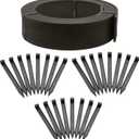 EasyFlex 4-Inch Composite Landscape Edging Kit, 40-Foot, Black