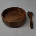 12" Acacia Wood Salad Bowl with Serving Spoon