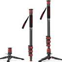 IFOOTAGE 71”Carbon Fiber Monopod with Feet Cobra 3 Monopod C180F-P