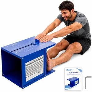 Sit and Reach Test Box with Installation Guide & Tool, Blue
