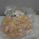 19.68" Plug in Pendant Light, 3-Light Rattan Hanging Lights with Plug in Cord, Boho Plug in Hanging Ceiling Light Fixture with Dimmable Switch, Hand Woven Wicker Hanging Lamp for Dining Room