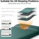 OGERY 3.15" Memory Foam Sleeping Pad, Self-Inflating with Electric Pump, Full