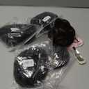 HMD 5 Pieces Messy Hair Bun Hairpiece Tousled Updo for Women Hair Extension Ponytail Scrunchies with Elastic Rubber Band Long Updo Messy Hairpiece Hair Accessories Set for Women (6A) (6A-Dark Brown)