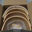 Bamboo Towel Rack by Aura Nest Set of 4 Wood Towel Racks Bamboo Bathroom Accessories -Wall Towel Holder for Rolled Towels Wooden Towel Racks for Bathroom Spa Bathroom - Natural Bamboo