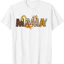 Mama of The Wild One Zoo Birthday Safari Jungle Family T-Shirt White