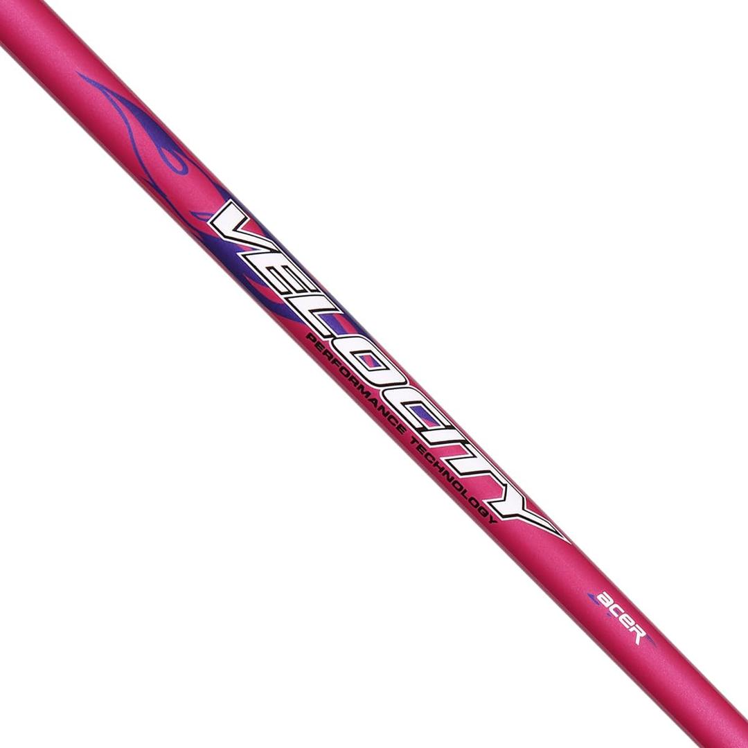 Acer Velocity Graphite Golf Shafts for Woods and Irons, Uncut, Ladies/Senior Regular/Stiff Flex, Driver/Fairway/Hybrid/Iron/Wedge Shaft (Pink)