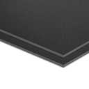 KAITELA ABS Plastic Sheet 18" x 24" x 1/8" Thick (3mm) Black Rigid Thermoplastic Sheet, Moldable Plastic Panel for Crafts, DIY Projects - Textured & Smooth Finish, Pack of 2