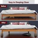Heavy Duty Bed Risers - Set of 4 Adjustable Furniture Risers, Elevation Heights of 3, 5 & 8 Inches, Supports Up to 1,300 lbs for Bed, Couch, Table & Chair (Grey) 4PCS 3inch+ 4PCS 5inch