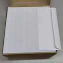 #10 Envelopes Letter Size Self Seal | 500 Business Mailing Security Peel and Sealing Envelope | 100% Tinted | no 10 White Windowless Legal Regular Plain Envelops Pack | 4-1/8 x 9-1/2 Inches | 24 LB
