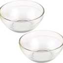 Face Mask Mixing Bowls - Non-Stick Esthetician Bowls - Glass Mixing Tool for DIY Skincare, Clay Masks, Hair Color, Esthetician Supplies Pack of 2.