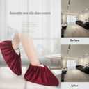 10Pairs Reusable Non Slip Shoe Covers, Premium Soft Washable Thickened Boot Shoe Covers for Household, Office, Laboratoryone size 10 Colors (Multicolored)