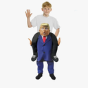 Morph Costumes Kids American President Costume Ride On Halloween Piggyback Costume