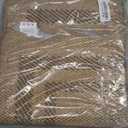 LIVEBOX Scalloped Washable 2x6 Kitchen Runner Rug, Easy Jute Geometric Tan Rugs for Entryway, Indoor Outdoor Non Slip Rug Farmhouse Modern Carpet Door Mat for Porch Bedroom Laundry Room Hallway