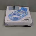 Jasonwell Inflatable Pool Float Adult - Pool Floaties Lounger Floats Raft Floating Chair Water Floaties for Swimming Pool Lake Lounge Float with Cup Holders Beach Pool Party Toys for Adults, 60"L x 39"W