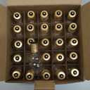 25 Pack C9 Clear Christmas Incandescent Light Bulbs, C9 Replacement Bulbs for Outdoor Christmas String Lights, 7 Watt Night Light Bulbs for Patio Party Xmas Decor, E17 Intermediate Base, Warm White