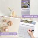 2026 Wall Calendar, Large Monthly Wall Calendar Dogs, Jan 2026 - Dec 2026, 12" x 24" (Opened), Hanging Planning Calendars for Family Home Office Supplies (Horses and Cattle)