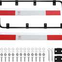 Mud Flap Hangers Kit for Semi Trucks, 29.13''Length, w/All Mounting Brackets & Hardware & Aluminum Reflective Strip Kit