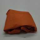 Gibelle Burnt Orange Shower Curtain, Waffle Weave Textured Fabric Shower Curtain for Bathroom - Soft Cloth & Hotel Spa Luxury, Water Repellent, Machine Washable, 72X72, Burnt Orange