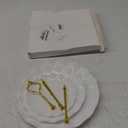 Coitak 3 Tier Cupcake Stand, Plastic Tiered Serving Stand, Dessert Tower Tray for Tea Party, Baby Shower and Wedding (Wavy-metal rod)