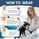 NJKPUYT Tick and Flea Collar for Dogs, Flea Collar for Dogs, Tick Collar for Dogs,Flea Collar for Large Dogs, Dog Flea Collars, Lasts Up to 8 Months, Indoor & Outdoor Use 2 Pack