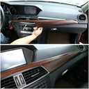 Agate Wood Grain Center Console Dash Strip Trim for Benz C-Class C180 C200 C300 C250 C63 AMG 2012 2013 2014, Center Console Dash Stirp Trim Accessories, for Interior Decoration