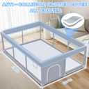 XVISHX Baby Playpen 74 x 50 Inch Play Pen Playards, Playpen for Babies and Toddlers, Baby Playard for Indoor & Outdoor Active Center Game Fence, with Skin-Friendly Fabric and Soft Breathable Mesh Grey