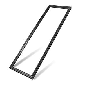 Upgraded 241786009 241786013 Refrigerator Door Gasket, Compatible With Frigidaire/ Electrolux/ Kenmore/ Crosley Side By Side Freezer Door Seal, Replaces 241569805 5304439531 7241786001-62"x 18.58" Black