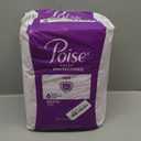 Poise Incontinence & Postpartum Pads for Bladder Leaks, 4 Drop Moderate Absorbency, Long Length, 54Count