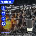 Fuel Injectors Set of 6, Compatible with 2001-2008 Ford Ranger, 2001-2007 Mazda B3000-V6 3.0L, 3 Holes, Replace Part FJ463 CM5174 4L5Z9F593A