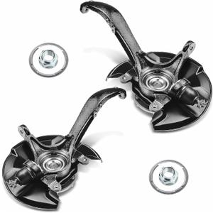2PCS Front Steering Knuckle & Wheel Bearing Hub Assembly Fits Honda Accord 2008-2012, Acura TSX 2009-2014, Replace # 44600TA0A00, 45255TA0A00, 51210TA0020, 51215TA0020, 698-447, LK051,698-446 LK052 (Front Pair)