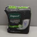 Depend Guards Incontinence Pads for Men, 52 Count, Maximum Absorbency, Cup-like Shape, Bladder Leakage Protection, Odor Control, Discreet Packaging