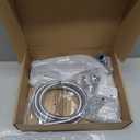 Veken 11.8" Rain Shower Head with Handheld, High Pressure Handheld Shower with Multi Spray Modes, Rainfall Combo with Metal Extension Arm, Detachable Dual Showerhead, Bathroom Decor, Chrome Silver