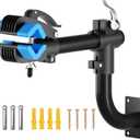 Urban Deco Bike Repair Stand Bench Mount Bike Stand Wall Mounted Bike Work Stand Bicycles Maintenance Rack Bike Clamp for Road Mountain Bike,Road Bike (13.6 inch Curved)