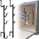ELITEWILL 3 Place Trimmer Rack Weedeater Line Holder with Locks Compatible with Enclosed Trailers Landscaping Trucks