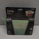 Zip Top Reusable Food Storage Bags | Large Dish [Teal] | Silicone Meal Prep Container | Microwave, Dishwasher and Freezer Safe | Made in the USA