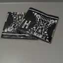 Skeleton Coffin Happy Halloween Tablecloth, Black Table Cover (54 x 108 in, 3 Pack) - Table Cloth - Tablecloths