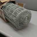 Gisafai Galvanized Welded Wire Fence 4 ft X 50 ft for Dog Chicken Hog Deer Goat Cattle 16GA Garden Border PVC Coated Fencing Roll Border Yard Vegetable Plant Animals Protection Poultry Netting(White)